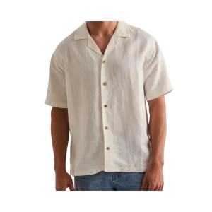 Elviro Linen S/S Shirt - White