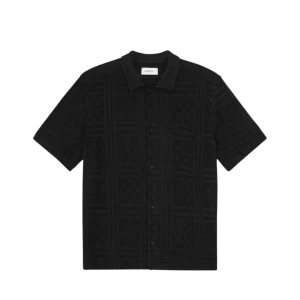 Hector Pointelle SS Shirt - Black