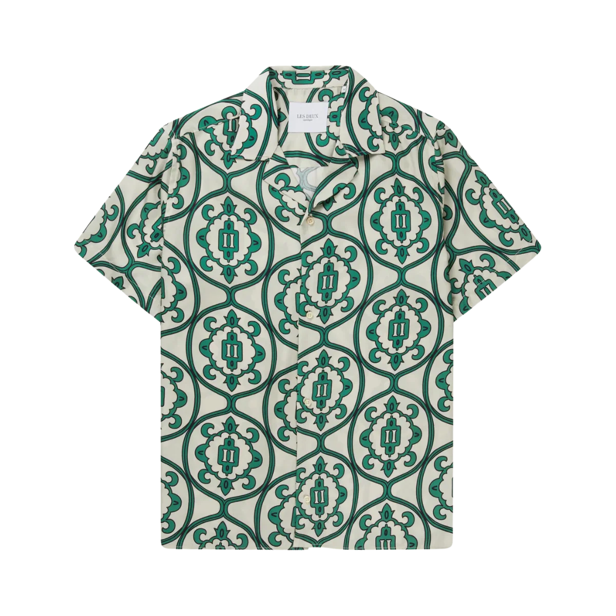 Ornament AOP Tencel SS Shirt - Green