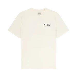 Back Print T-Shirt - Egret