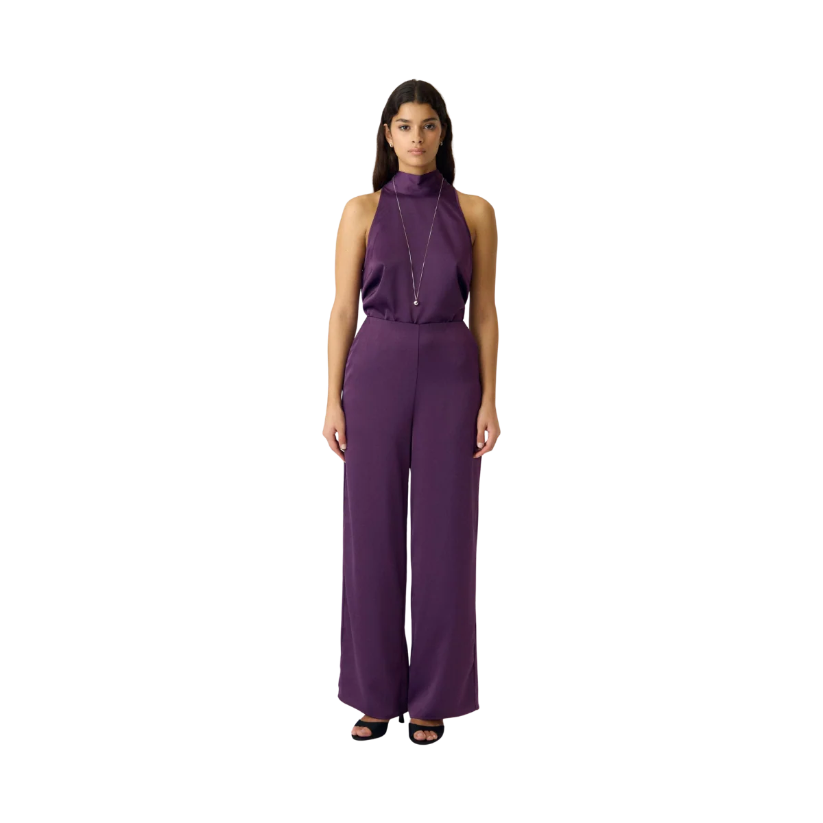 YASPella Wide Pants - Wineberry - Bild 5