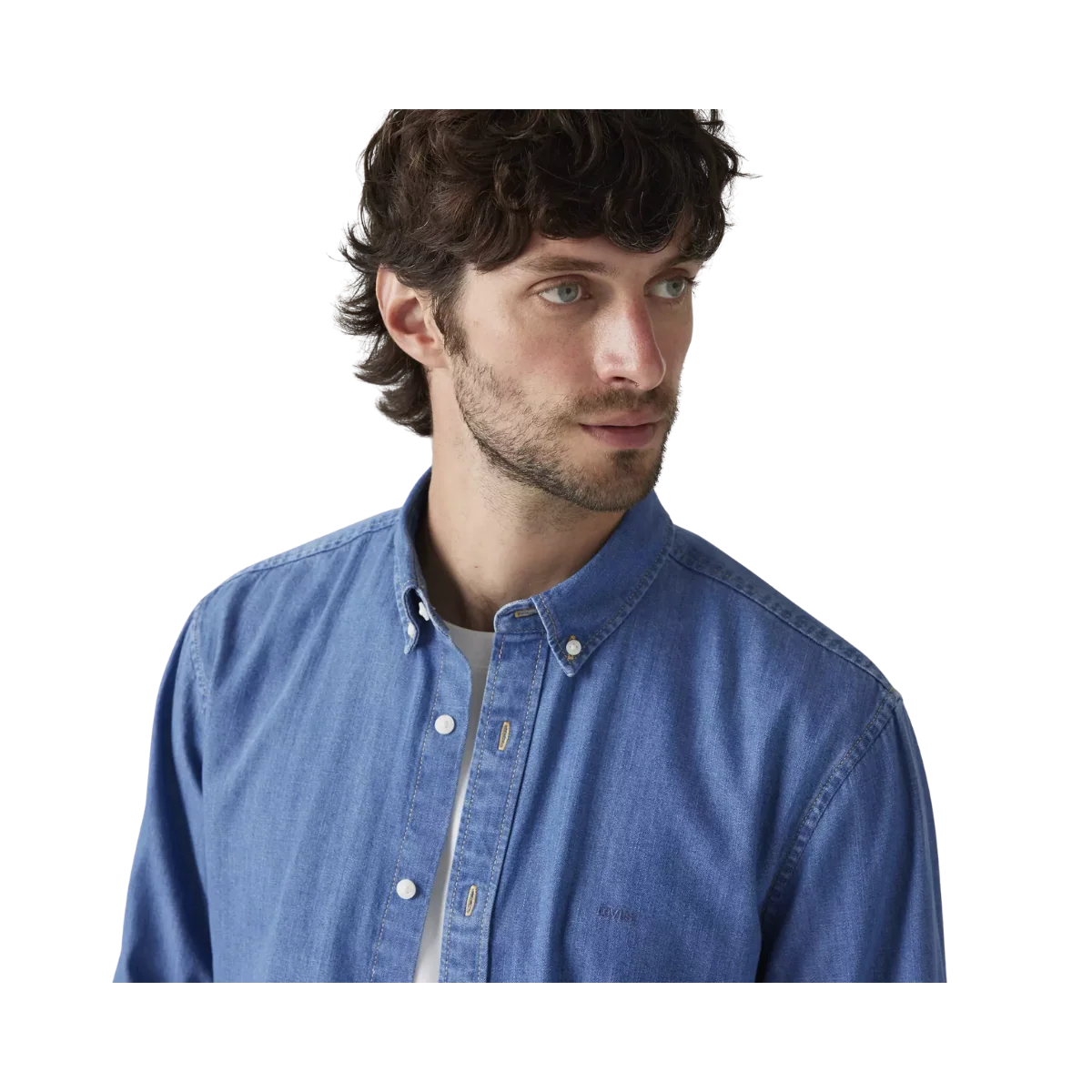 Authentic Button Down Shirt - Woodrow Mid Wash - Bild 5
