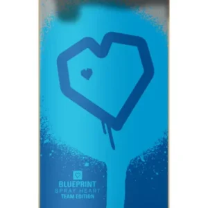 Blueprint Spray Heart V2 Komplett Skateboard (Silver)