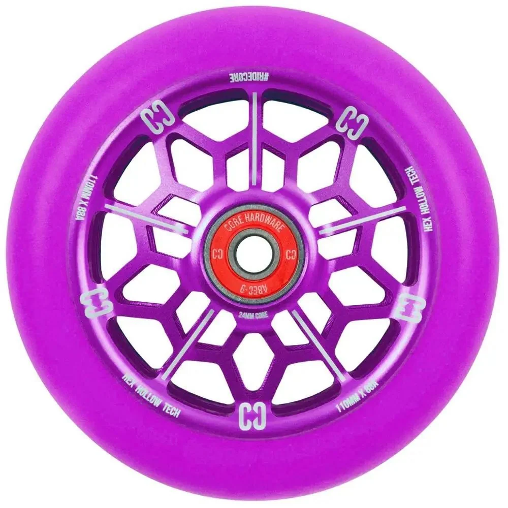 CORE Hex Hollow Sparkcykel Hjul (Lila) - Bild 2