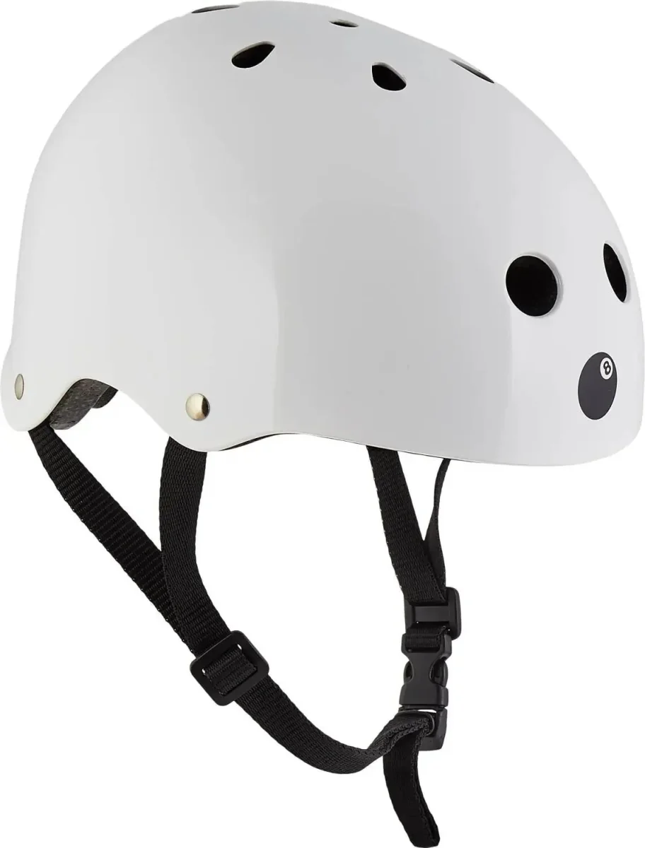 Eight Ball Skatehjälm (White Gloss)